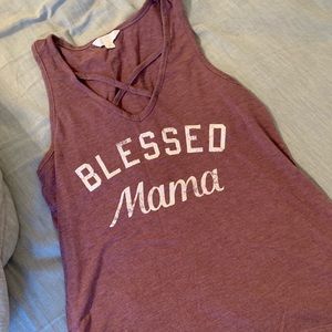Blessed mama top